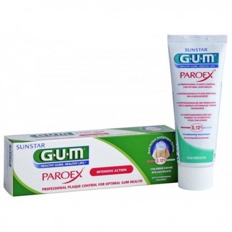 Pasta de dinti GUM Paroex Gel 0.12% Chlorhexidine + CPC 75ml