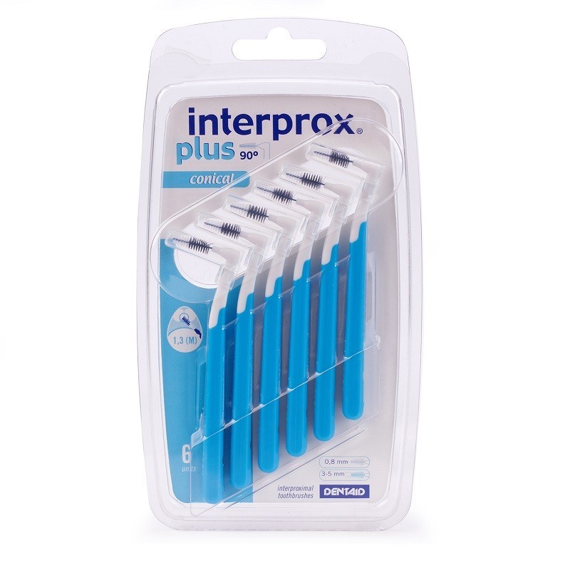 Pachet promo 18 periute interdentare Interprox Plus 2G Conic Dentaid oralix poza