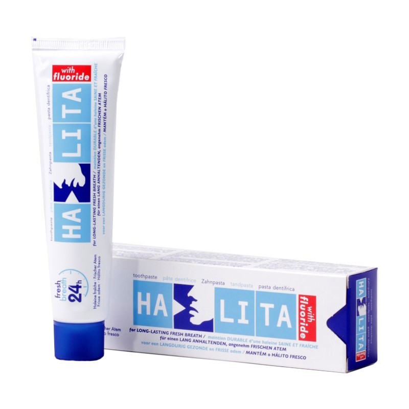 Pachet promo 5 paste de dinti Halita Fluor toothpaste 75 ml Dentaid