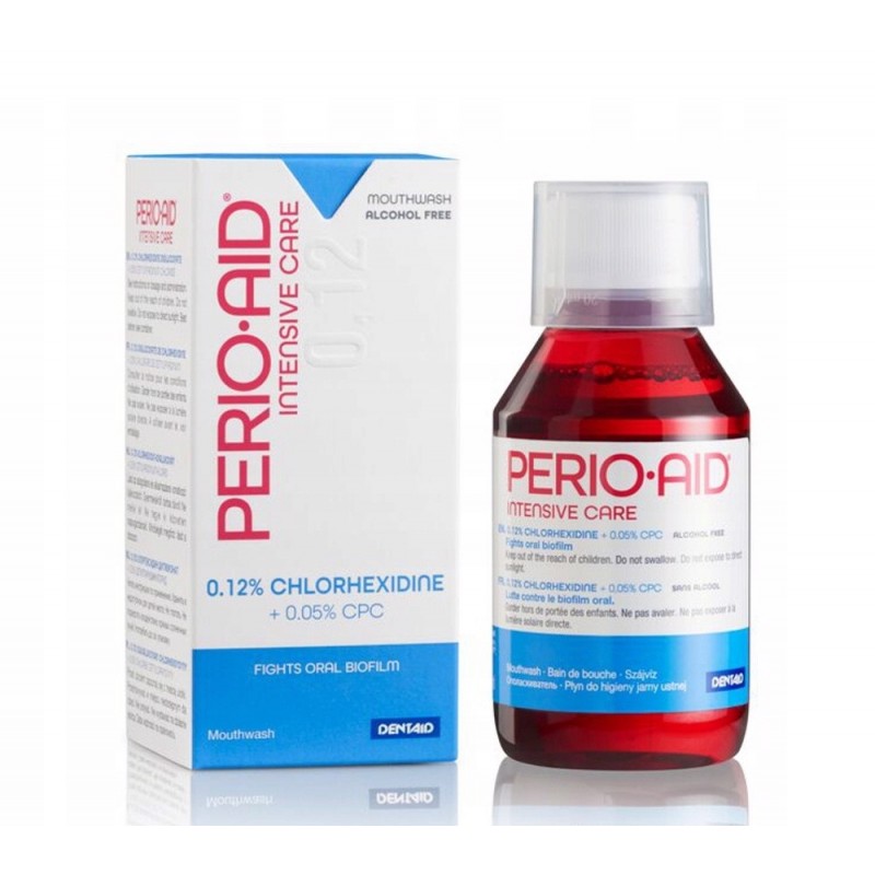Apa de gura Perio-Aid Intensive Care 0.12% 150 ml Dentaid imagine oralix.ro