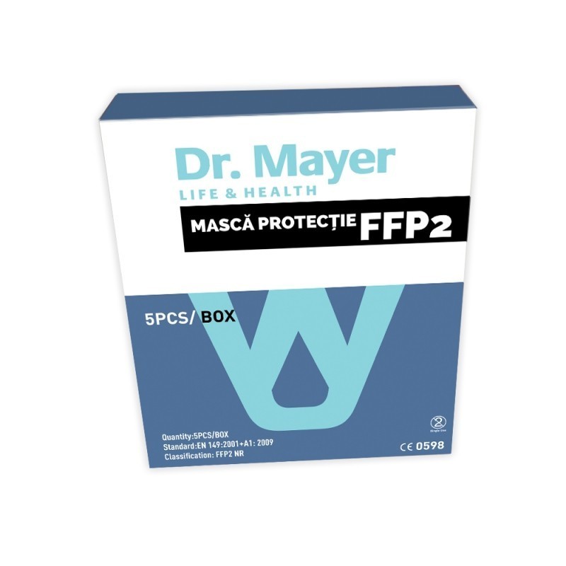 Masca protectie FFP2 fara supapa 5bucati Dr.Mayer