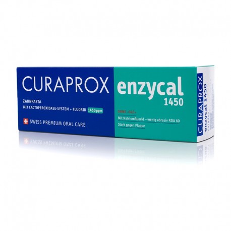 Pasta de dinti Curaprox Enzycal 1450pp cu enzime si fluor - 75ml