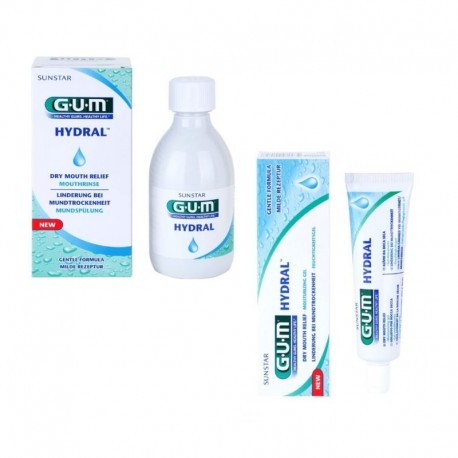 Pachet Promo Apa de gura + Gel hidratant Gum Hydral