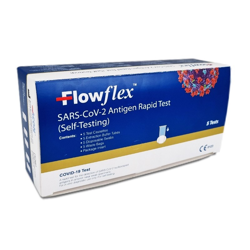 Set 5 Teste Rapide Antigen Lateral Nazal FlowFlex FlowFlex