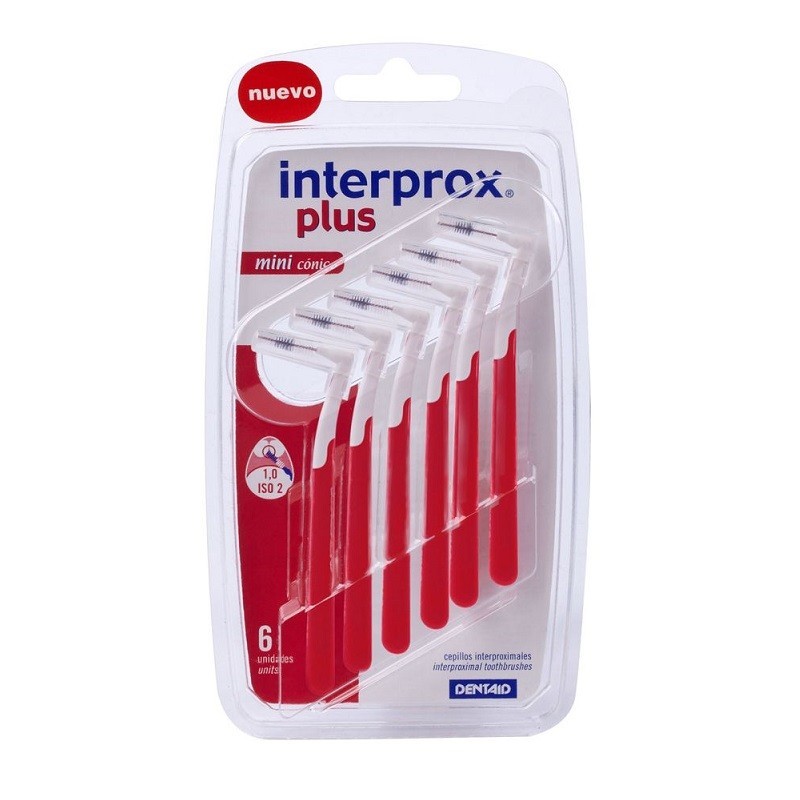 Periuta de dinti Interprox Plus 2G MiniConical 6 units Dentaid oralix poza