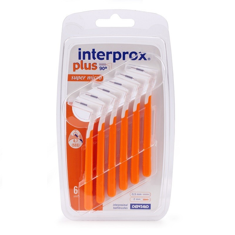 Perii interdentare Interprox Plus 2G Supermicro - 6 bucati Dentaid oralix poza
