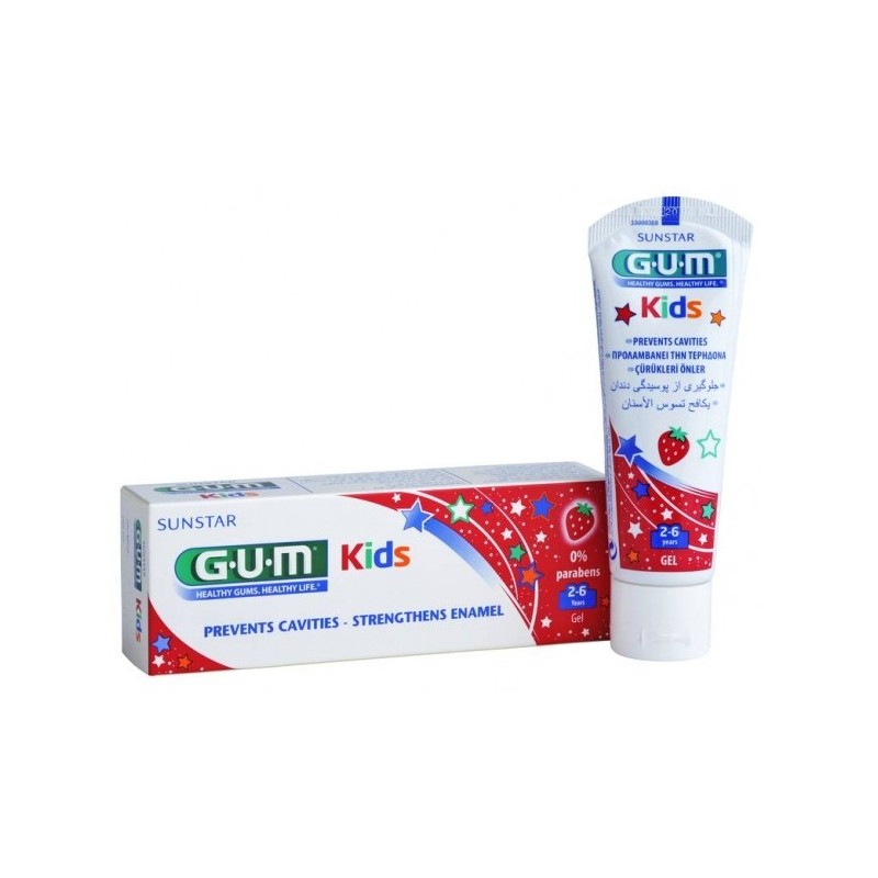 Pasta de dinti GUM Kids Toothpaste 2-6 ani 50ml oralix poza
